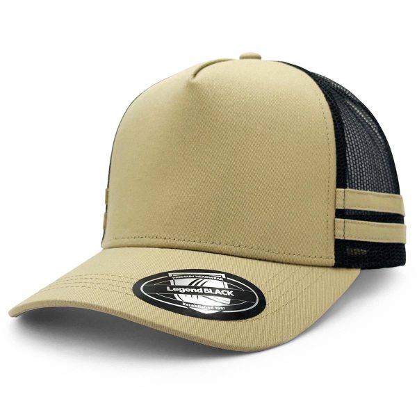 STRIPED TRUCKER CAP