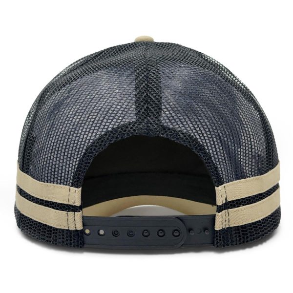 STRIPED TRUCKER CAP