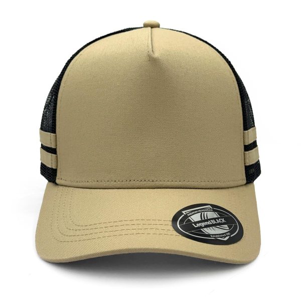 STRIPED TRUCKER CAP