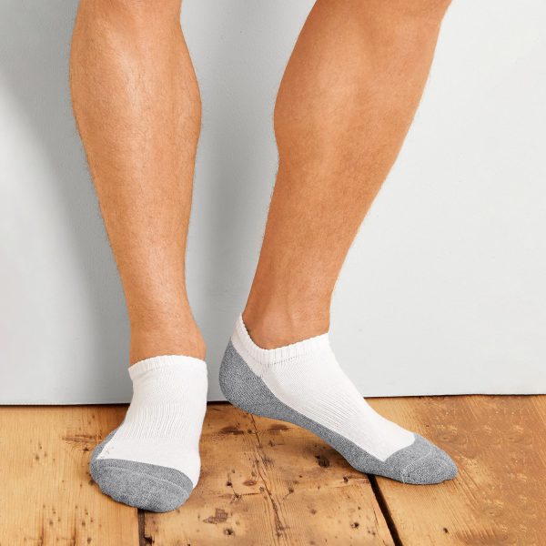 GP Gildan Platinum No Show Socks