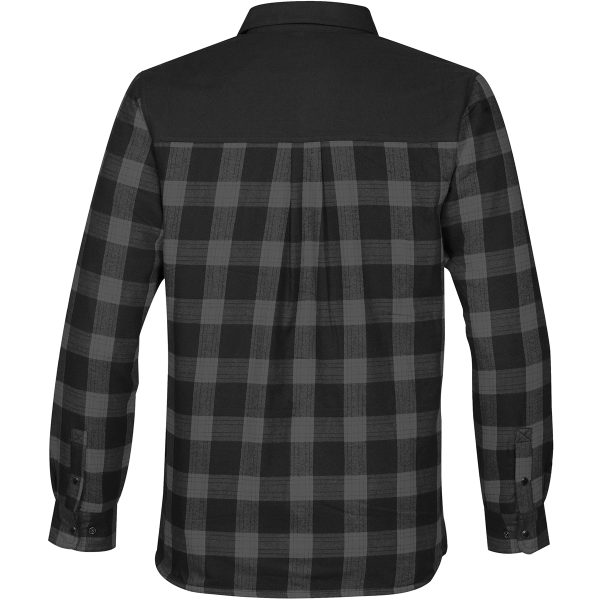 MENS LOGAN THERMAL LONG SLEEVE SHIRT CARBON-4XL