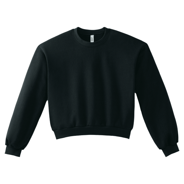 American Apparel Reflex Fleece Women's Crewneck Sweeter Black