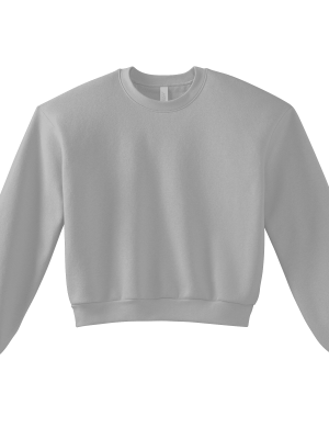 American Apparel Reflex Fleece Women's Crewneck Sweeter Heather Grey