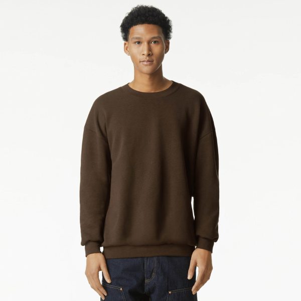 American Apparel Reflex Fleece Unisex Crewneck Sweeter Brown