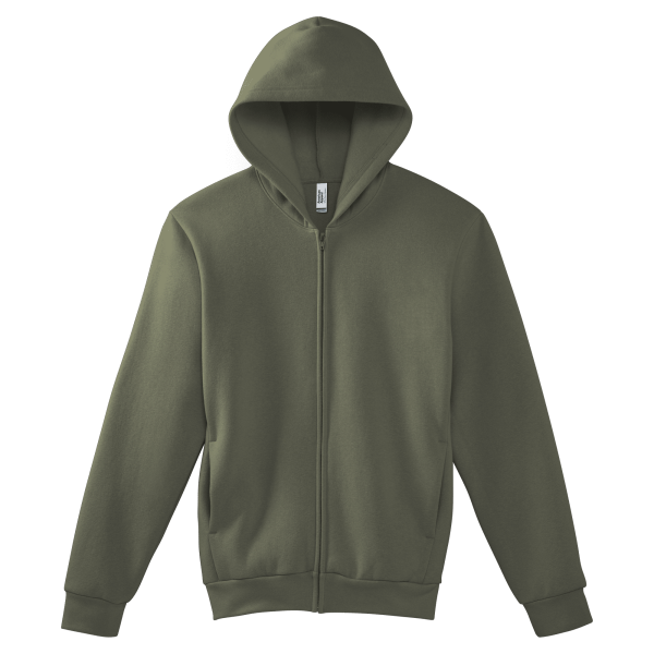 American Apparel Reflex Fleece Unisex Full Zip Hoodie Lieutenant