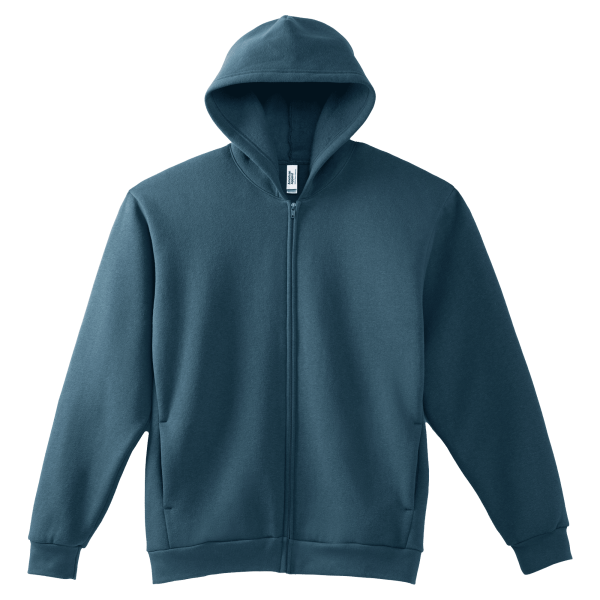 American Apparel Reflex Fleece Unisex Full Zip Hoodie Sea Blue