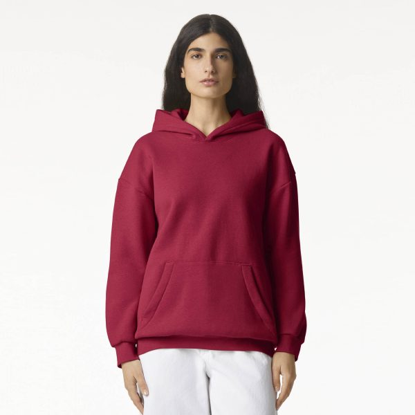 American Apparel Reflex Fleece Unisex Hooded Sweat Cardinal Red