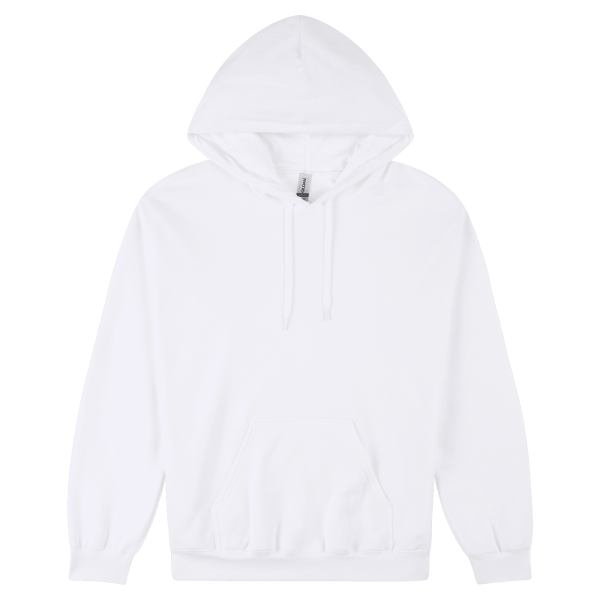 Gildan Softstyle Adult Hooded Sweatshirt White