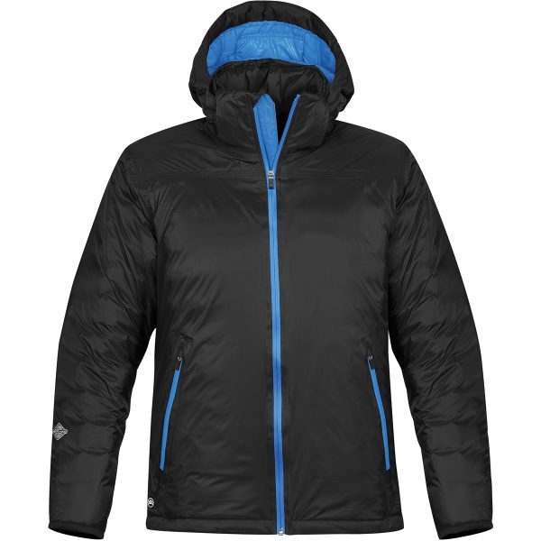 MENS ICE THERMAL JACKET BLACK/ELECT.BLUE-2XL
