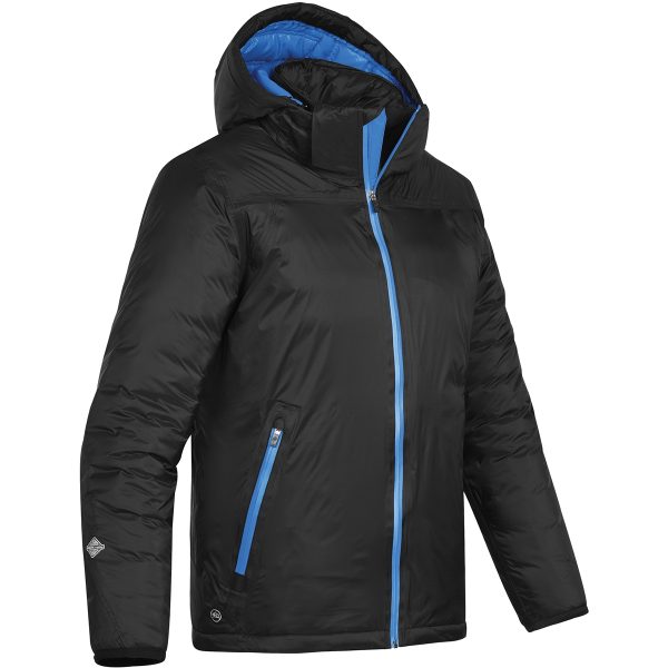 MENS ICE THERMAL JACKET BLACK/ELECT.BLUE-2XL