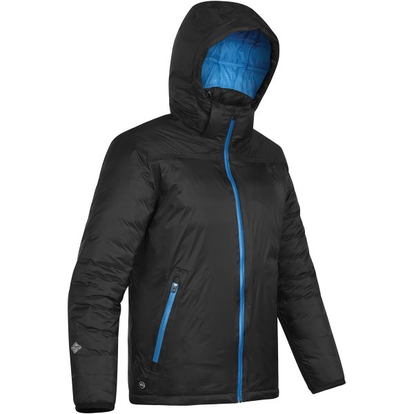 MENS ICE THERMAL JACKET BLACK/ELECT.BLUE-2XL