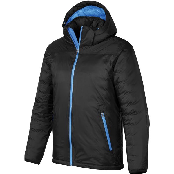 MENS ICE THERMAL JACKET BLACK/ELECT.BLUE-2XL