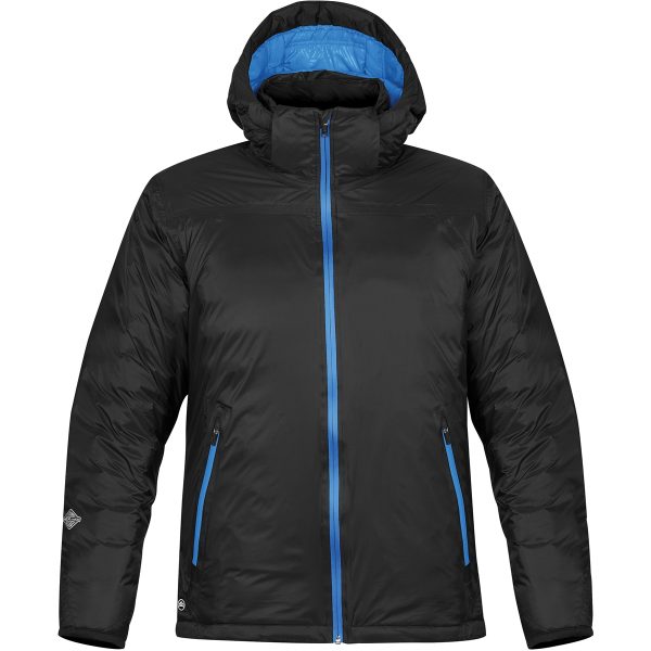 MENS ICE THERMAL JACKET BLACK/ELECT.BLUE-2XL