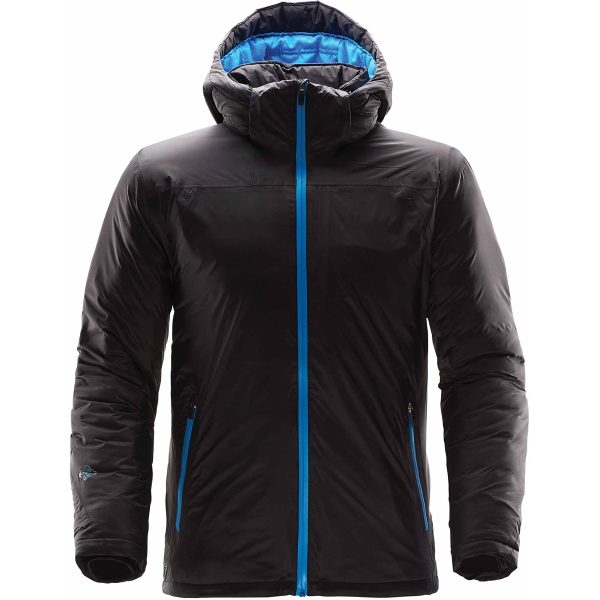 MENS ICE THERMAL JACKET BLACK/ELECT.BLUE-2XL