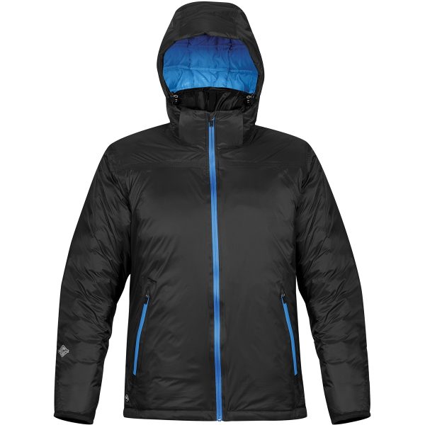 MENS ICE THERMAL JACKET BLACK/ELECT.BLUE-2XL