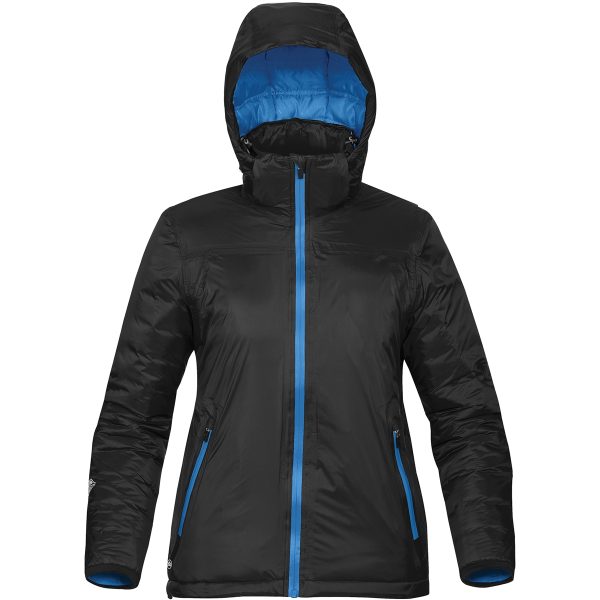WOMANS ICE THERMAL JACKET BLACK/ELECT.BLUE-2XL