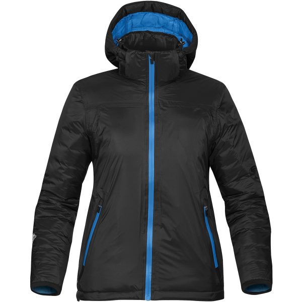 WOMANS ICE THERMAL JACKET BLACK/ELECT.BLUE-2XL