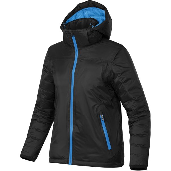 WOMANS ICE THERMAL JACKET BLACK/ELECT.BLUE-2XL