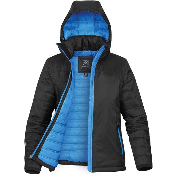 WOMANS ICE THERMAL JACKET BLACK/ELECT.BLUE-2XL