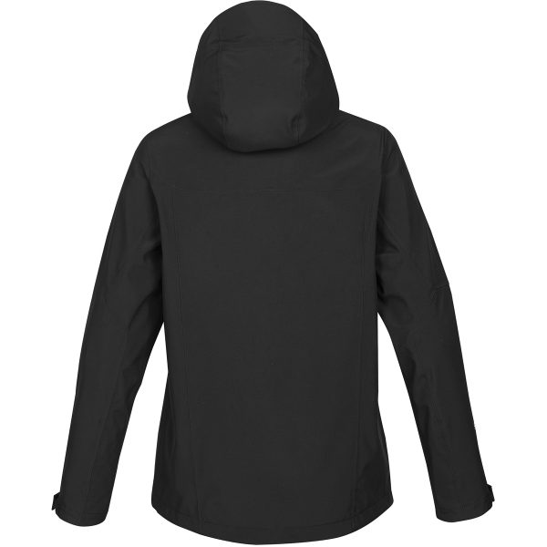 WOMANS PATROL SOFTSHELL BLACK/ELECT.BLUE-2XL