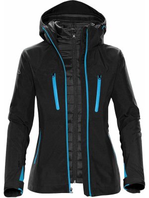 WOMENS MATRIX SYSTEM JACKET BLACK/ELECTRIC BLU-2XL