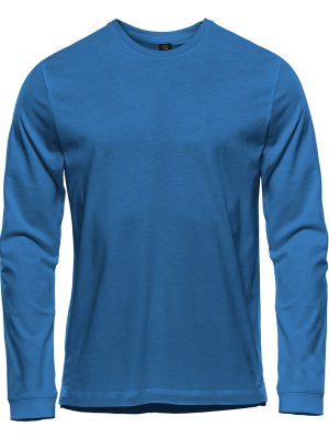 MENS EQUINOX L/S TEE STEEL BLUE-2XS