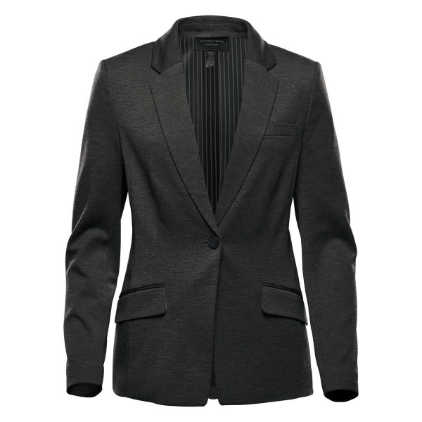 WOMEN'S DELANO KNIT BLAZER BLACK-2XS