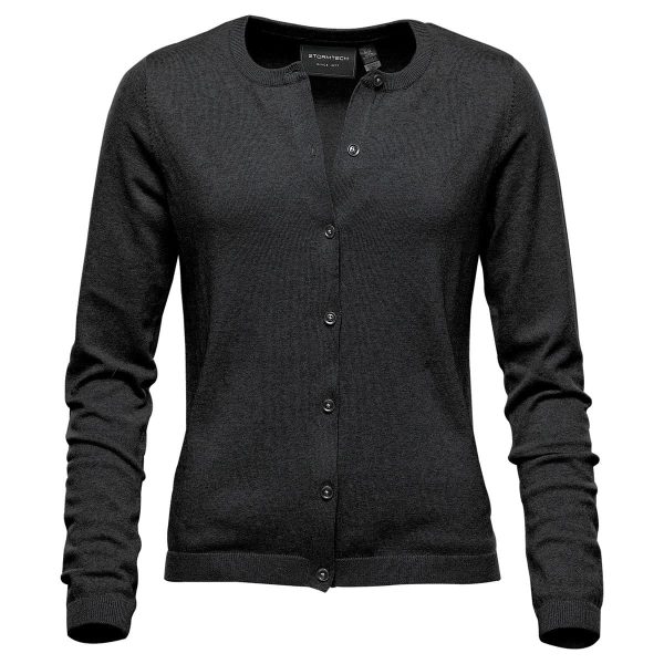 WOMEN'S AVONDALE CARDIGAN BLACK-2XS