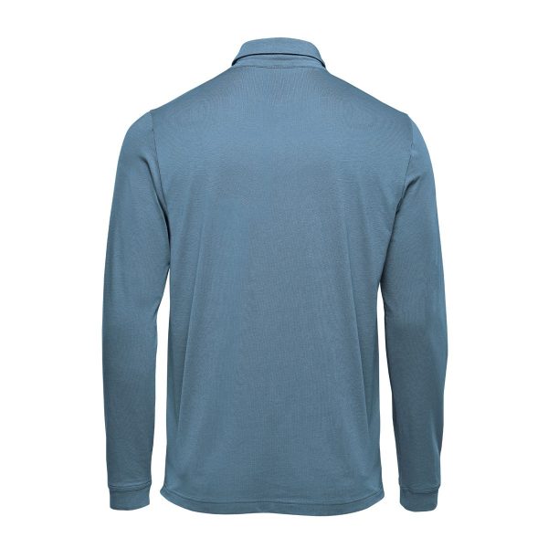 MENS NEVADA L/S MICRO PIQUE POLO