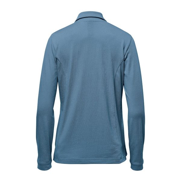 WOMENS NEVADA L/S MICRO PIQUE POLO