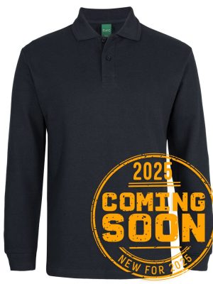 C of C L/S 320G POPCORN COTTON POLO