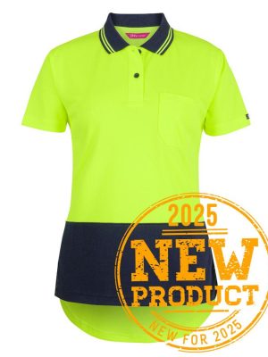 JB's LADIES HV S/S DROP TAIL POLO