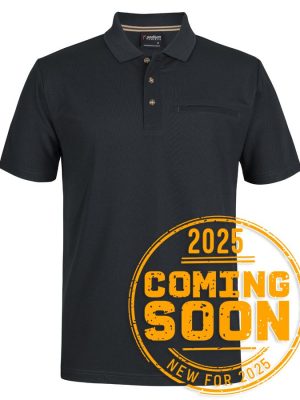 PODIUM S/S RECYCLED POLYESTER POCKET POLO