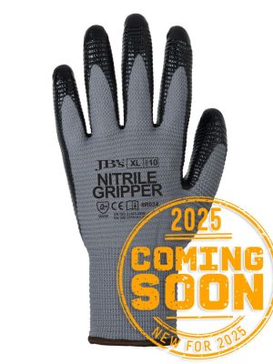 JB's NITRILE GRIPPER GLOVE (12PK)   07
