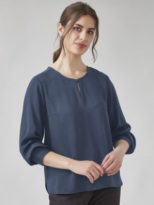 Womens Evelyn Long Sleeve Blouse