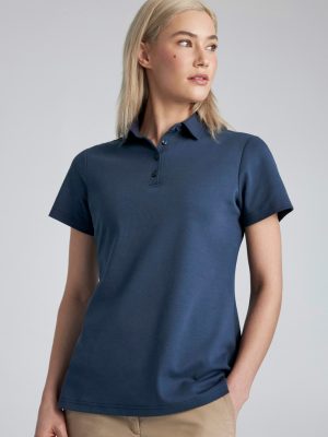 Womens Lotus Short Sleeve Polo