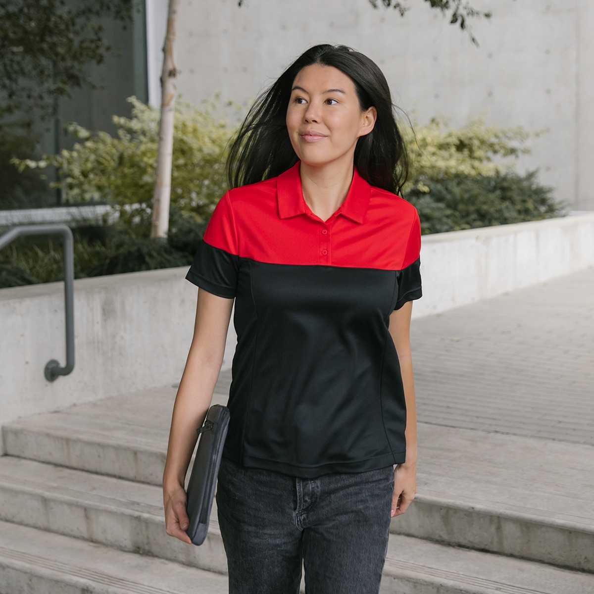 WOMEN'S MONTEREY 2-TONE POLO