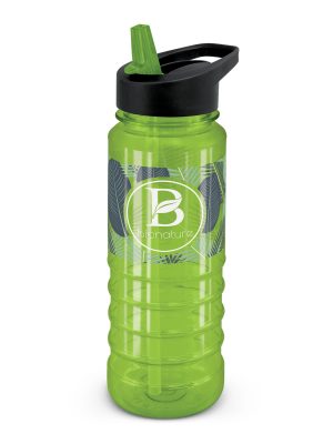 Triton Bottle Black Lid - Rotary Screen Print